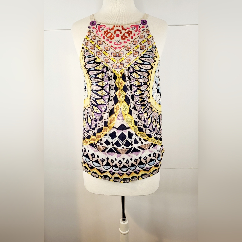 OS Embroidered Tank Top Small NEW